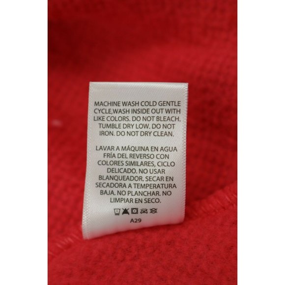 Holiday Time Ladies Red Plush Reindeer Applique Long Sleeve Top Size Small NEW - Picture 5 of 5